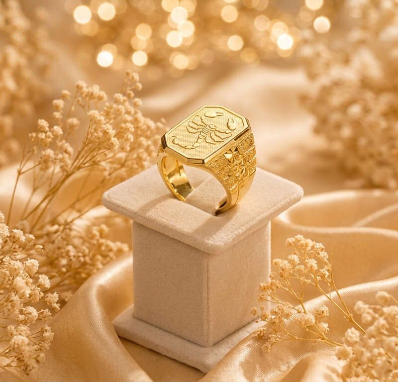 Scorpion Signet Ring